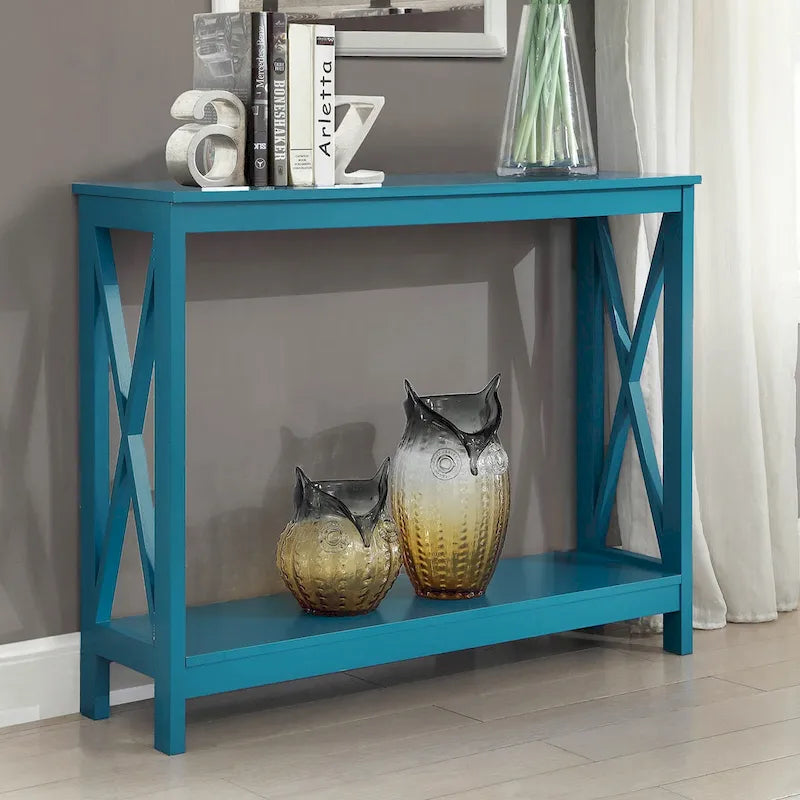 Console Table with Shelf