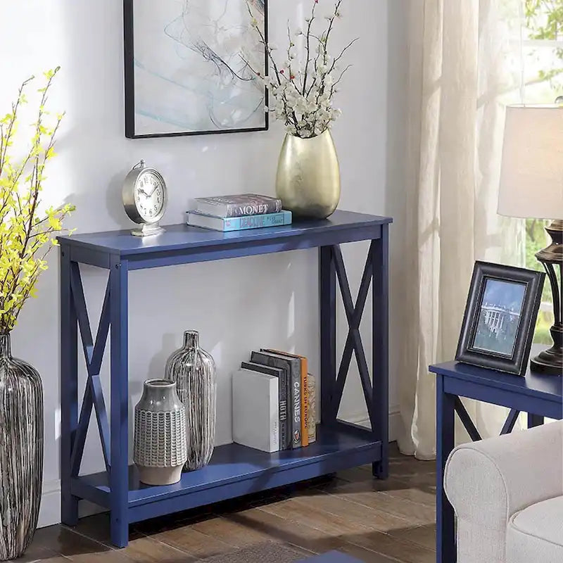 Console Table with Shelf