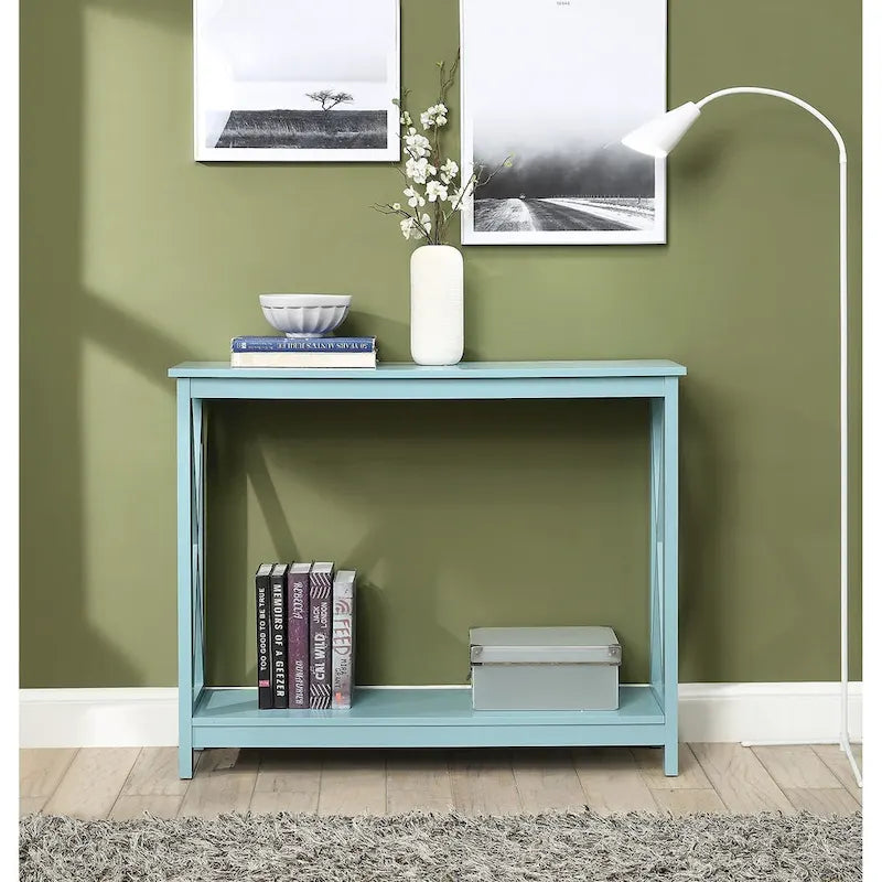 Console Table with Shelf