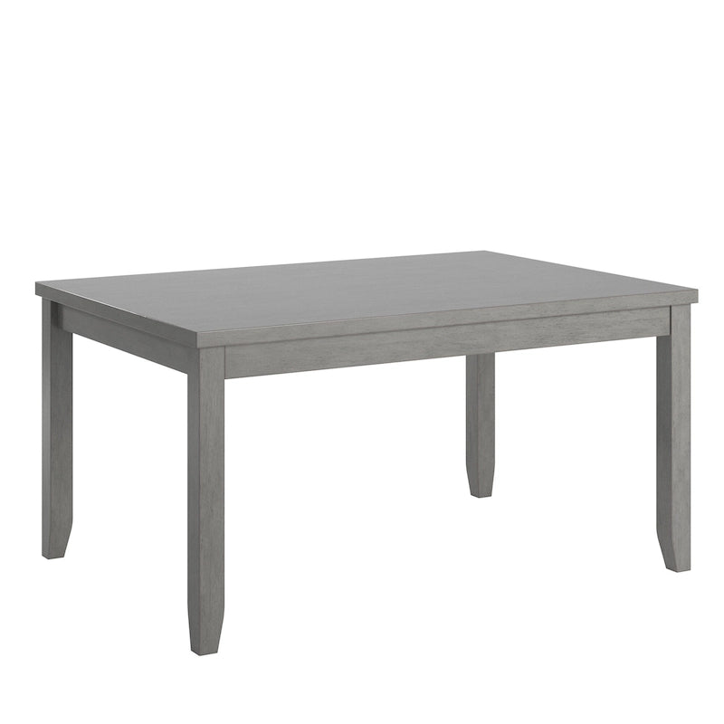 Solid Wood Rectangular Dining Table with Two Drawers