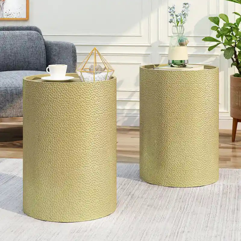 Hammered Accent Table (Set of 2)