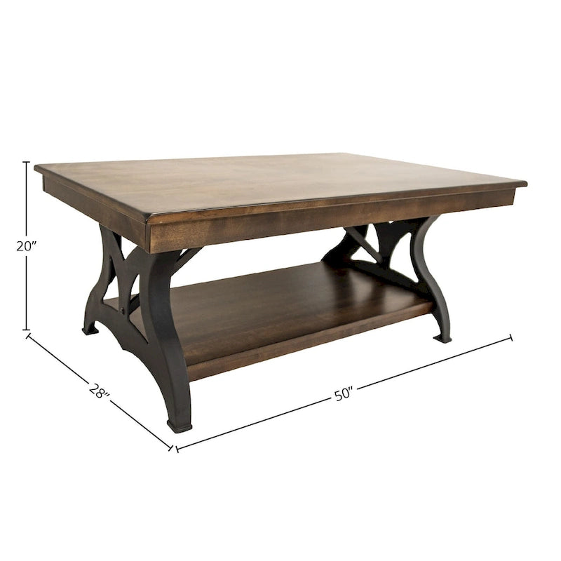 Coffee Table, Copper Finish