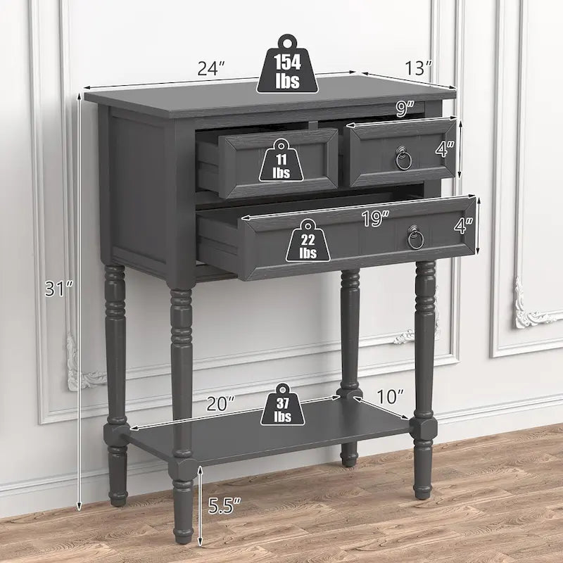 67 Wide Sideboard, Medium Brown