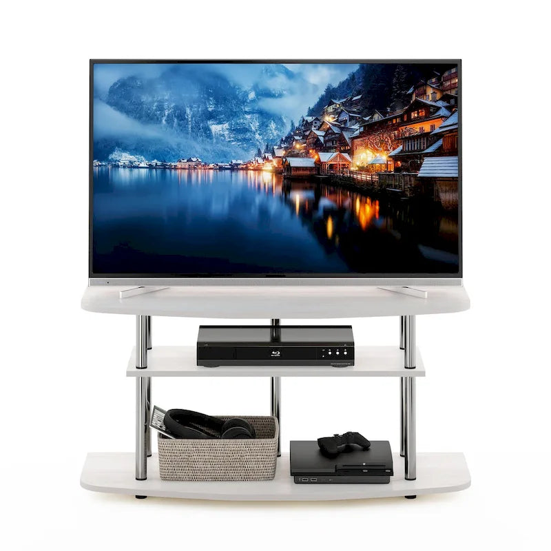 3patrový TV stolek pro TV do 46", černý dub