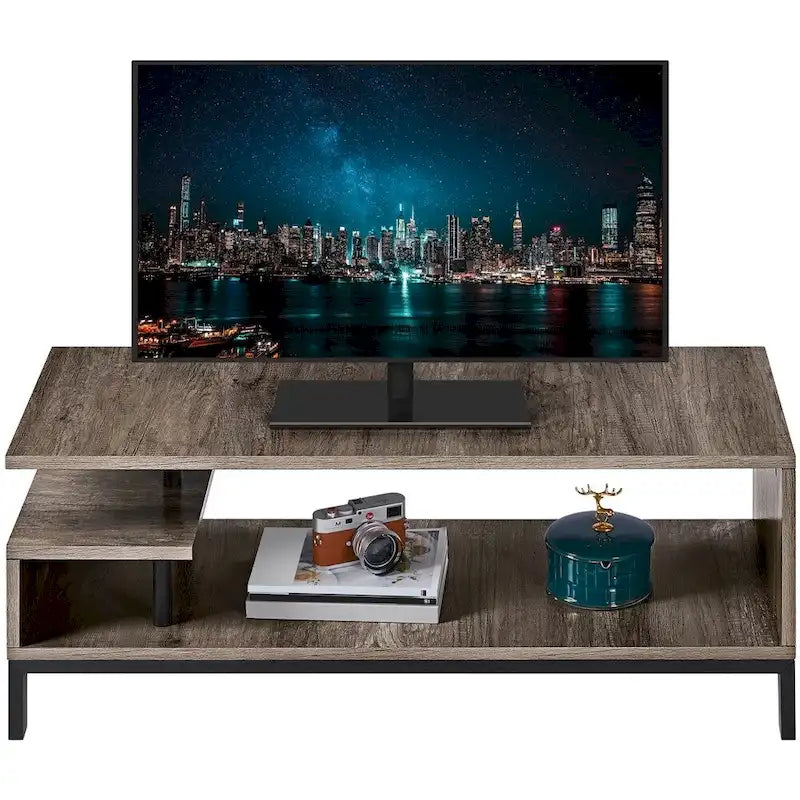 Dřevěný TV stolek do malého prostoru obývacího pokoje