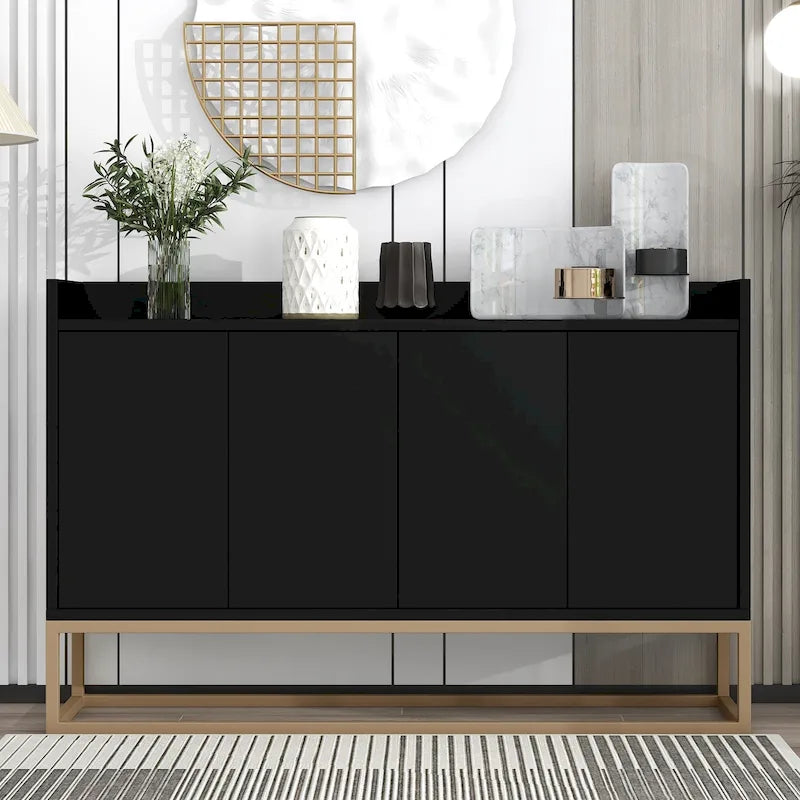 Moderní příborník Elegantní bufetová skříňka s velkým úložným prostorem