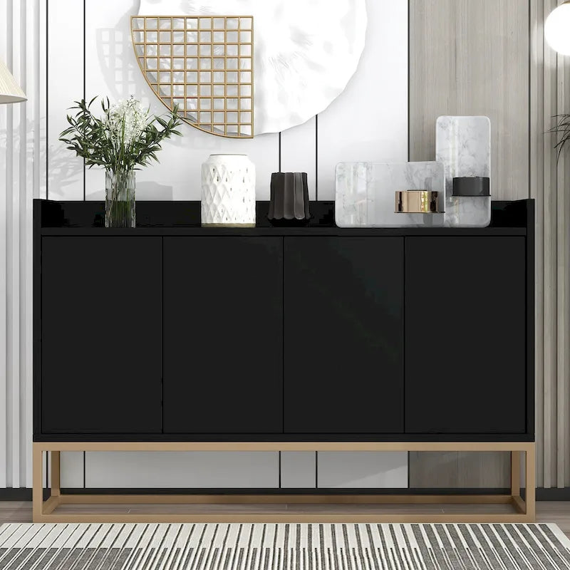 Moderní příborník Elegantní bufetová skříňka s velkým úložným prostorem