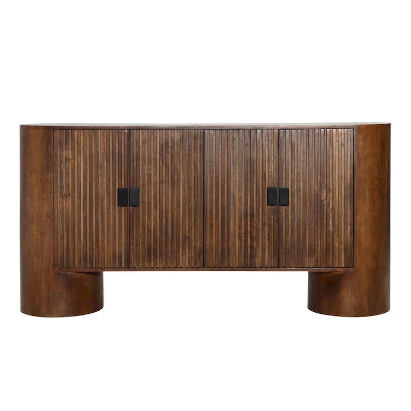67-Inch Wide Sideboard, Medium Brown