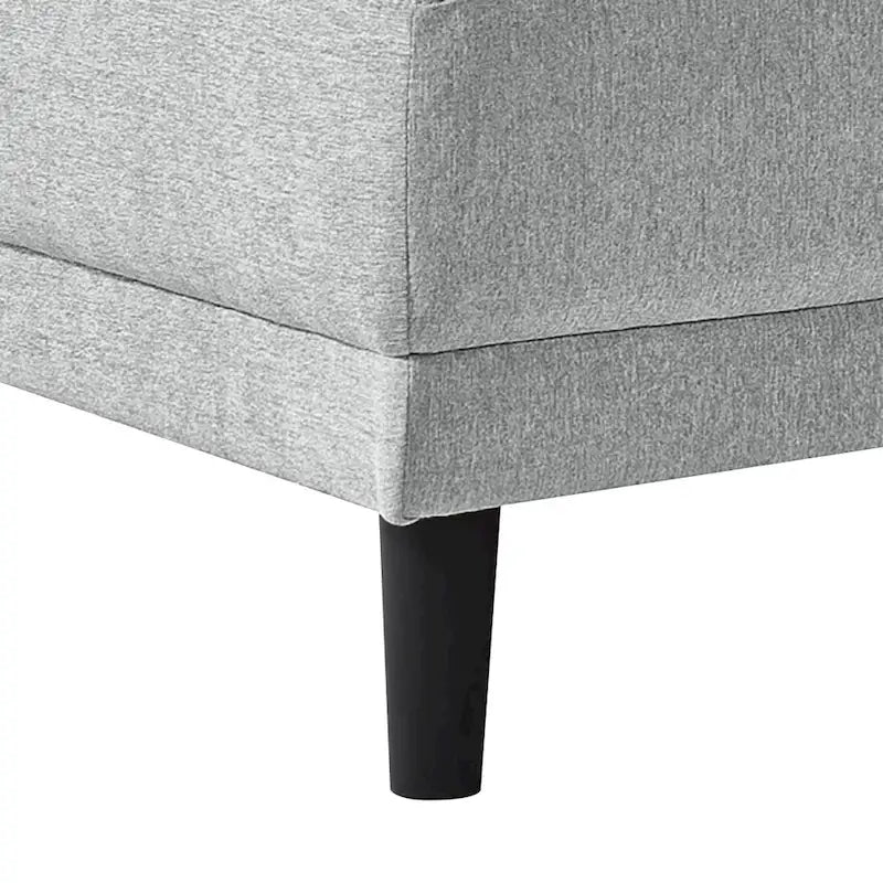 Stylish Indoor Linen Fabric Upholstered Single Leisure Chaise Lounge Chair
